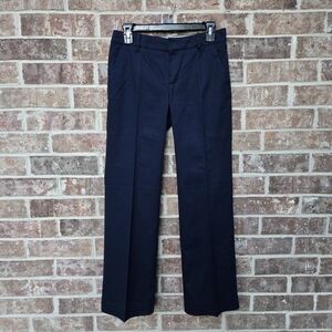 Lilly Pulitzer Navy Blue Dress Pants Size 2 Straight Leg Low Rise